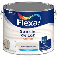 Flexa - Strak In De Lak Binnenlak Zijdeglans - Serene Sandstone - Mengverf - 2,5 L
