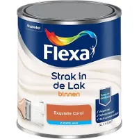 Flexa - Strak In De Lak Binnenlak Zijdeglans - Exquisite Coral - Mengverf - 1 L