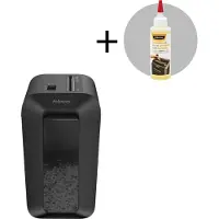 Fellowes Powershred LX65 Cross-Cut Papierversnipperaar + Onderhoudsolie 120ml