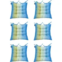 Madison - Zitkussen - Universeel - 6 stuks - 46 x 46 cm - Suzy Azur - Tuin - Toscane