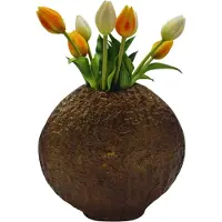 Deco4yourhome - Vaas - Vensterbank Vaas - Bali - Antiek Goud - Gold