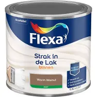 Flexa - Strak In De Lak Binnenlak Mat - Warm Walnut - Mengverf - 500 Ml