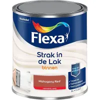 Flexa - Strak In De Lak Binnenlak Hoogglans - Mahogany Red - Mengverf - 1 L