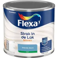 Flexa - Strak In De Lak Binnenlak Mat - Intense Azure - Mengverf - 500 Ml