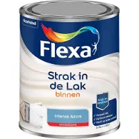Flexa - Strak In De Lak Binnenlak Hoogglans - Intense Azure - Mengverf - 750 Ml