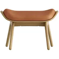 UMAGE The Reader Ottoman Oak | Dunes rust - Leather