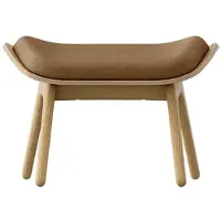 UMAGE The Reader Ottoman Oak | Sugar brown - Textile