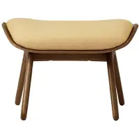 UMAGE The Reader Ottoman Dark oak | Summer shine - Textile