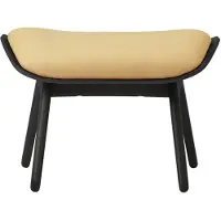 UMAGE The Reader Ottoman black oak | Summer shine - Textile