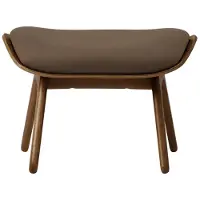 UMAGE The Reader Ottoman Dark oak | Mocca - Textile