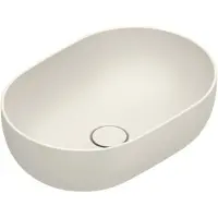 Catalano Sfera Opzetwastafel 50x35cm Ovaal - Mat Lino - Keramiek - 8059015194947 - Wastafels, Opzetwastafels