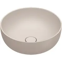 Catalano Sfera Opzetwastafel 42x16cm Rond - Mat Seta - Keramiek - 8059015195135 - Wastafels, Opzetwastafels