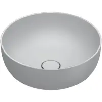 Catalano Sfera Opzetwastafel 42x16cm Rond - Mat Cemento - Keramiek - 8059015195081 - Wastafels, Opzetwastafels