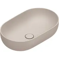 Catalano Sfera Opzetwastafel 60x37cm Ovaal - Mat Seta - Keramiek - 8059015194862 - Wastafels, Opzetwastafels