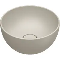 Catalano Sfera Opzetwastafel 32x14cm Rond - Mat Sabbia - Keramiek - 8059015195296 - Wastafels, Opzetwastafels