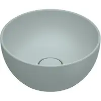 Catalano Sfera Opzetwastafel 32x14cm Rond - Mat Acqua - Keramiek - 8059015195289 - Wastafels, Opzetwastafels
