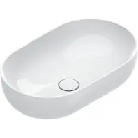 Catalano Sfera Opzetwastafel 60x37cm Ovaal - Glans Wit - Keramiek - 8059015194794 - Wastafels, Opzetwastafels