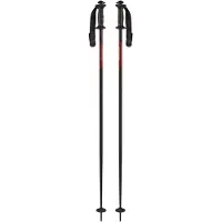 Komperdell - Skistokken - Alpine Schnapspole voor Unisex van Aluminium - Maat 115 cm - Zwart