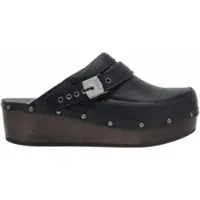 Scholl Klomp Women Withney Leather T Black-Schoenmaat 37