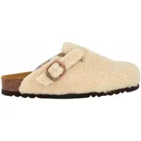 Scholl Klomp Women Fae New Synthetic Shearling Beige-Schoenmaat 35