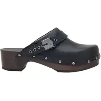 Scholl Klomp Women Pescura Robin N F Leather T Black-Schoenmaat 37