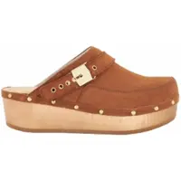 Scholl Klomp Women Withney Suede Te Brandy-Schoenmaat 36