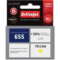 ActiveJet AH-655YR inktpatroon voor HP-printers; vervanging voor HP 655 CZ112AE; premium kwaliteit; 12 ml; geel