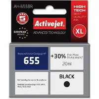 ActiveJet AH-655BR inktpatroon voor HP-printers; vervanging voor HP 655 CZ109AE; premium kwaliteit; 20 ml; zwart