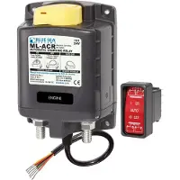 Blue Sea Systems Manual Control Solenoid 24v Zwart