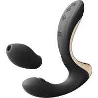 Zalo - Talis - G-Spot Pulsewave Vibrator met Zuigfunctie en Verwarmfunctie - Zwart