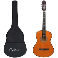 vidaXL Gitaar klassiek beginner met tas 4/4 39"