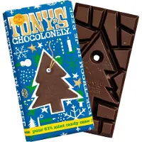 Tony's Chocolonely - Chocolade puur mint candy cane 180gr | 15 stuks