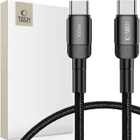 TechProtection - ULTRABOOST - EVO TYPE-C KABEL PD100W/5A 25CM ZWART