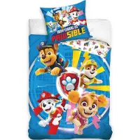 Paw Patrol Dekbedovertrek, Anything is Pawsible - Eenpersoons - 140 x 200 cm - Polykatoen