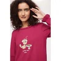 Woody Slaapkleedje framboos-rood - maat 164/14J
