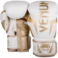 Venum Bokshandschoenen ELITE- Wit/Goud - 16 oz