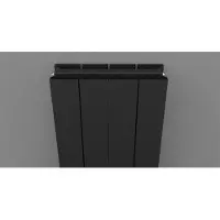 Thermrad Therm alustyle plus 1826x400mm zwart