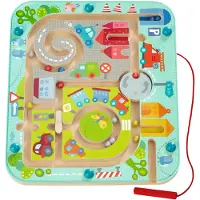 Haba - Magnetisch Spel Stad Doolhof - vanaf 2 jaar, 301056