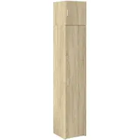 vidaXL Opbergkast smal 40x42,5x225 cm bewerkt hout sonoma eikenkleurig