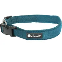 Petlando Hondenhalsband Mesh Petrol - Klikhalsband - L 50-55x4 Cm
