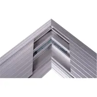 Dataflex Addit kabelgoot, hoekverbinding 482, zilver