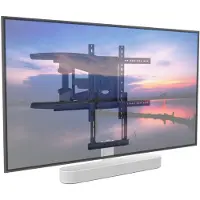 Cavus Draaibare muurbeugel met Sonos Beam frame [wit]