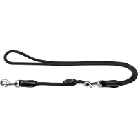 Hunter Vario Freestyle lijn - Hondenriem - Zwart - Touw - 10-260 cm