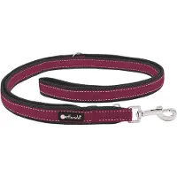 Petlando Trainingslijn Outdoor Berry & Zwart - Hondenriem - 230x2.5 cm - maat M