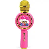 OTL TECHNOLOGIES LOL Surprise - draadloze karaoke microfoon voor kinderen - oplichtend LED display - speaker - stemvervorming