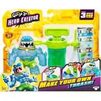 Goo Jit Zu Heroes of Hero Creator Thrash – DIY - Stretch Figuur met Creator Chamber
