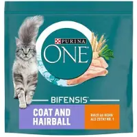 Purina 4x ONE Coat & Hairball voor katten- 1.5kg