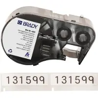 Brady M4-61-483 polyester labels zwart op wit 12,7 mm x 50,8 mm (origineel)