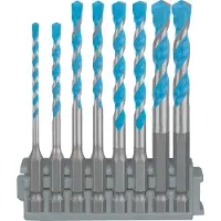 Bosch EXPERT 2608901455 HEX-9 8-delige Universele Borenset - 3-8mm