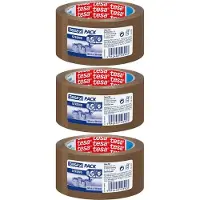 TESA Verpakkingstape - 4x - bruin - sterk - 66 m x 50 mm
